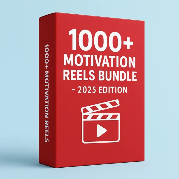 1000+ Motivation Reels Bundle 🎥 | Ready-to-Use Viral Motivational Videos for Instagram, Facebook & TikTok | Grow Followers & Boost Engagement