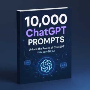 10,000 ChatGPT Prompts with Resell Rights | PLR + DFY Kit + Landing Pages