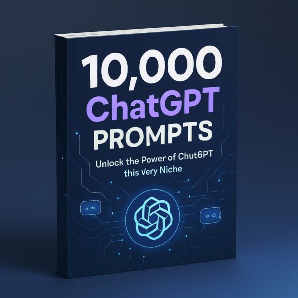10,000 ChatGPT Prompts with Resell Rights | PLR + DFY Kit + Landing Pages