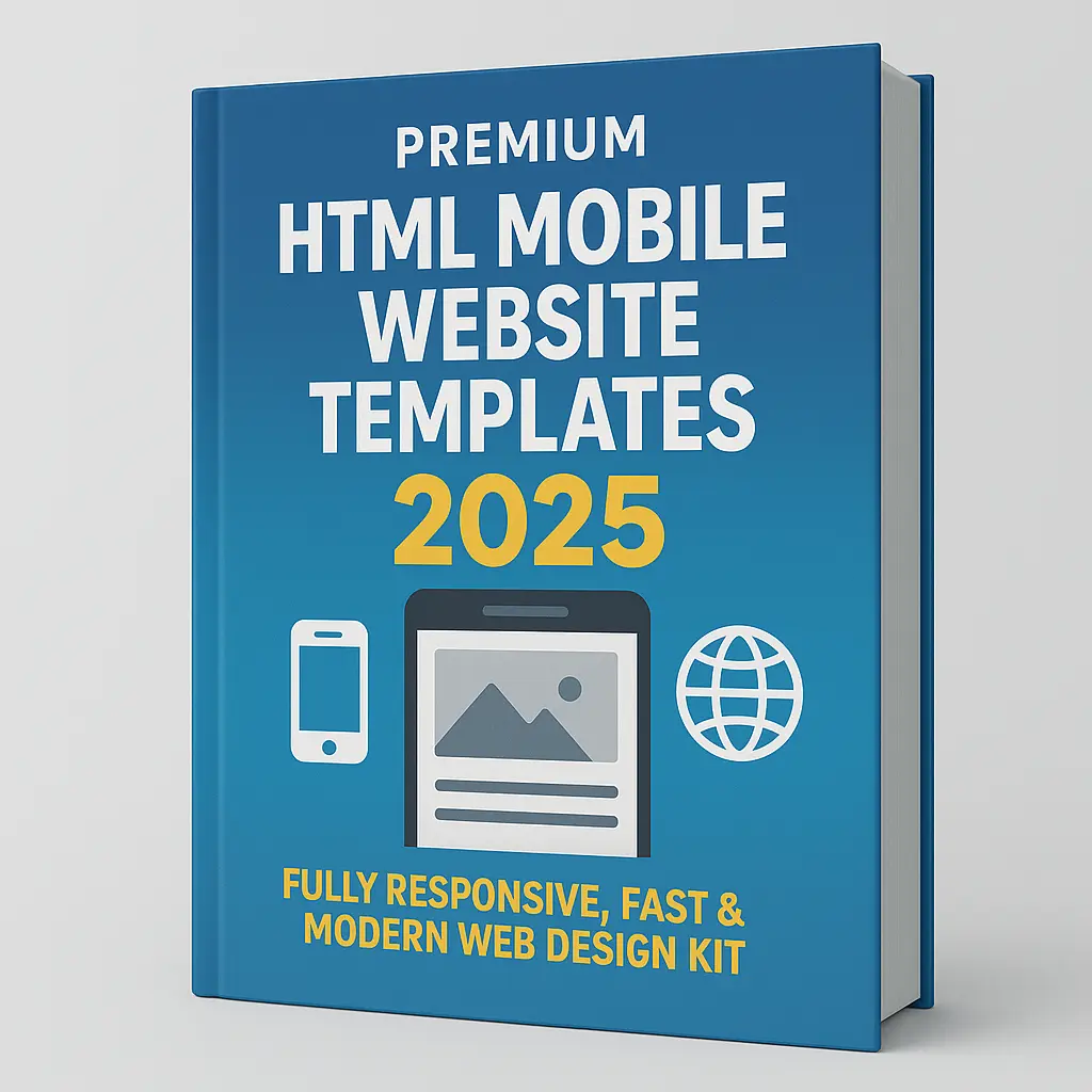 HTML Mobile Website Templates 2025