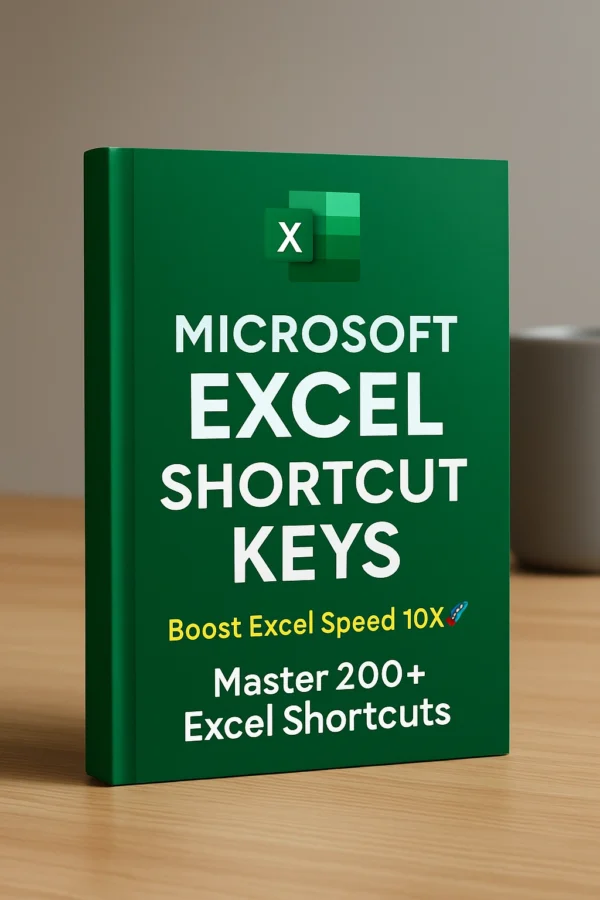 Microsoft Excel Shortcut Keys PDF 📘 | Boost Excel Speed 10X 🚀 | Master 200+ Excel Shortcuts