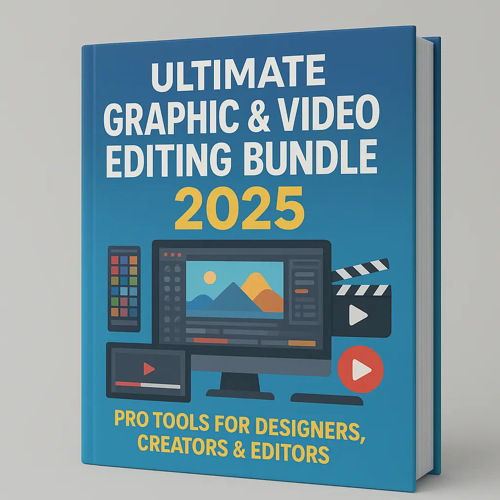 Ultimate Graphic & Video Editing Bundle 2025 – Pro Tools for Designers, Creators & Editors